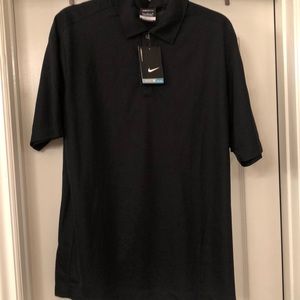 Nike men’s  medium black polo.